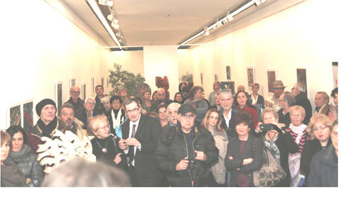 pubblico all'inaugurazione