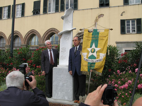 inaugurazione con Presidente associazione