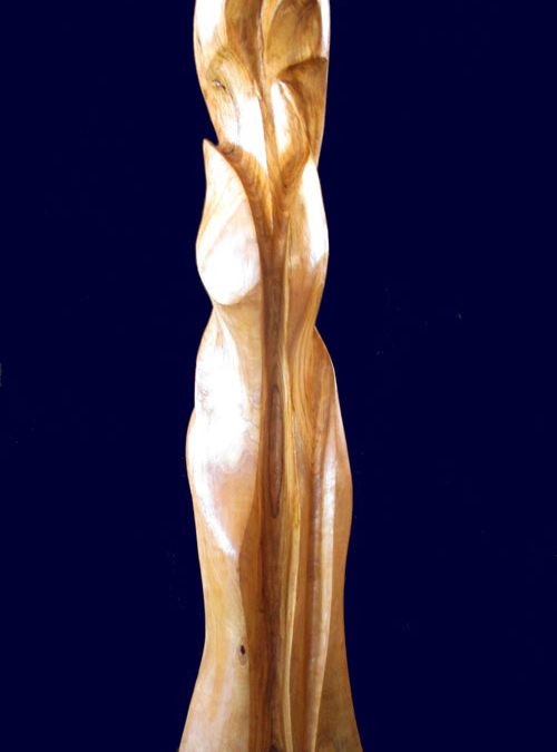 Ancora una scultura in legno di ulivo